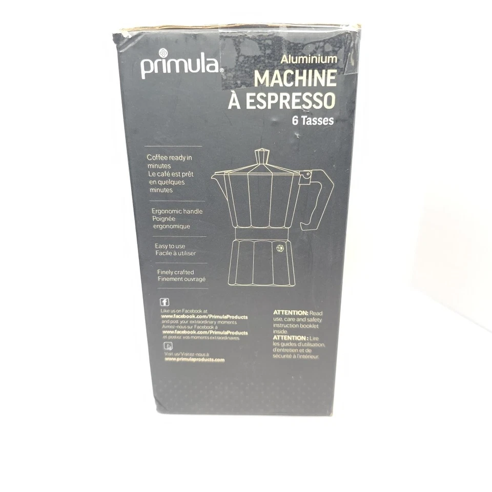 Primula Classic Stovetop Espresso and Coffee Maker Italian Style Moka Café - Image 3 of 4