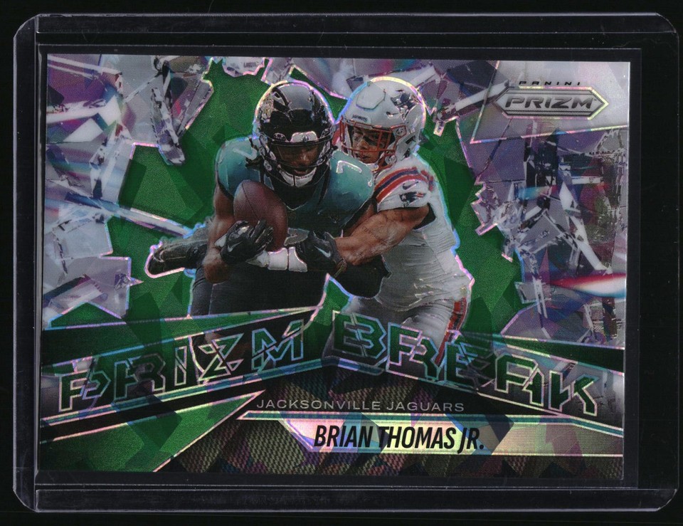 2025 Prizm Prizm Break #7 Brian Thomas Jr. Green