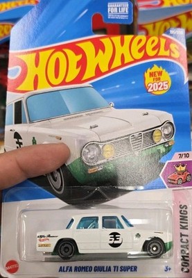 Hot Wheels	Alfa Romeo Giulia TI Super	105/250	New for 2025