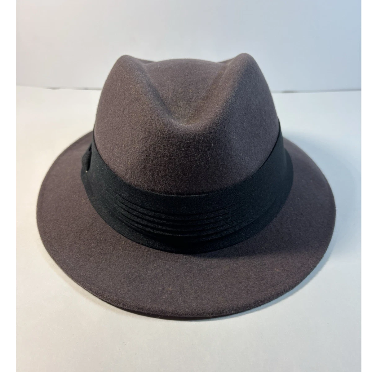 Wool Bollman Vintage Hunter Green Hat With Black Band H952_H954_H956_H958_MAN_FINAL_  main image 3