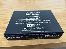 Just Add Power 2g+AVP HD over IP A/V Pro DSP Enhanced Gigabit POE Transmitter