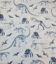Pottery Barn Dinosaur Bones Glow-in-the-Dark Full Flat Sheet