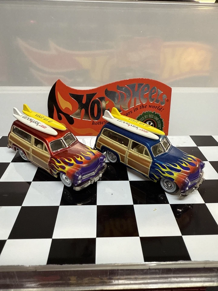 HOT WHEELS Lexmark Johnny Lightning 2 Cars Woodie Surfin 🔥 Combined Shipping - Image 2 of 4