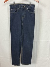 Boys Urban Pipeline MaxFlex straight leg 14 elastic adjustable waist blue jeans