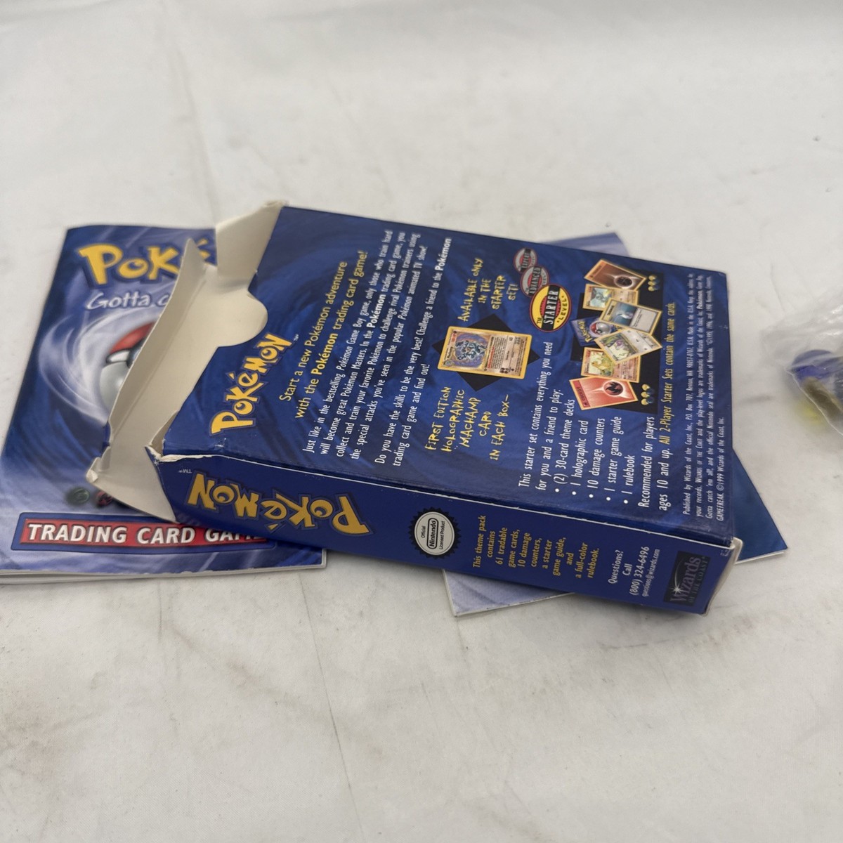 Authentic 1999 Pokemon Cards Base Set Theme Deck 2 Player Starter Set Box &  More | eBay