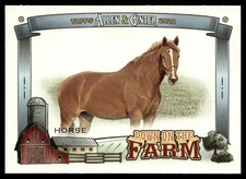 2020 Topps Allen & Ginter Down on the Farm Horse #DF-H