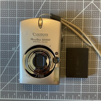 Canon PowerShot SD550 PC1169 Digital ELPH 7.1MP Digital Camera - Tested
