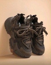 Chocolate Brown Trainers Wedge Platform Shoes Size 3 to 8 Women Ladies Trainers