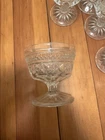 Vintage Anchor Hocking Wexford Sherbet / Ice Cream Dishes 3.5” Tall