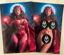 Scarlet Witch Wanda Maximoff SET (Nice & Nude)- Ltd 100 W/ Matching CoAs