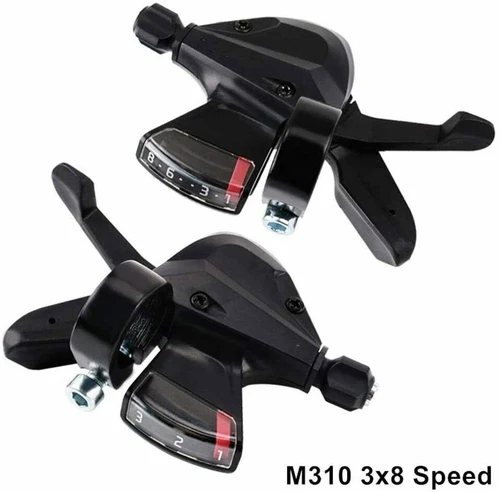 2x Fahrrad Schalthebel Altus MTB SL-M 310 für Shimano 3x8-fach 24Gang Schaltung - Bild 8 von 12