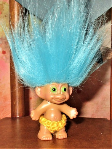 SUMMER TROLLS Lot of 2 ooak 1-3 inch Custom unique rare Wishnik baby toddler - Picture 4 of 10