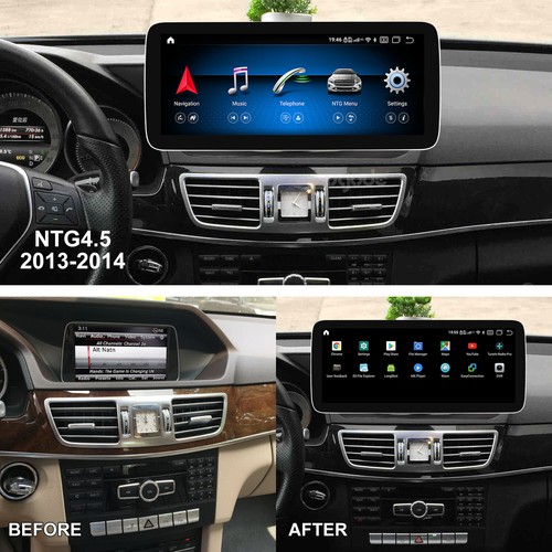 For Mercedes E Class W212 NTG4.5 Android Screen CarPlay Multimedia GPS 12.3" - Picture 2 of 8