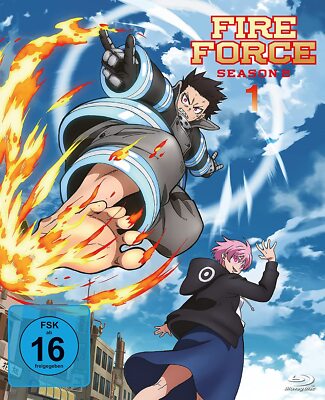 FIRE FORCE SEASON 2 - VOL.1 EP 01-06 (Blu-ray) NEU; OVP