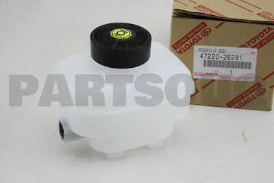 Genuine Toyota 47220-48121 Brake Master Cylinder Reservoir Genuine Toyota 47220-48121 Brake Master Cylinder Reservoir