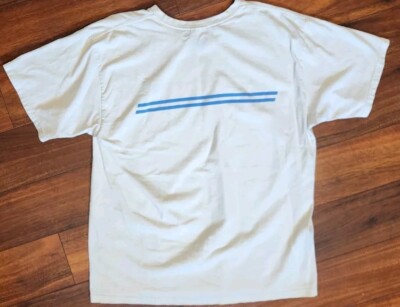 ★★送料無料★★ナイキ★NIKE MEN'S Y2K STRIPED T-SHIRT NIKE Striped T Shirt Men's L Large Spellout Silver Tag Y2K