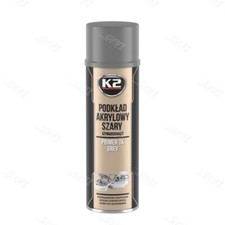 K2 PRIMER 1K Grey Acrylic Spray Paint Quick Dry Car Bike Metal Easy Sand - 500ml