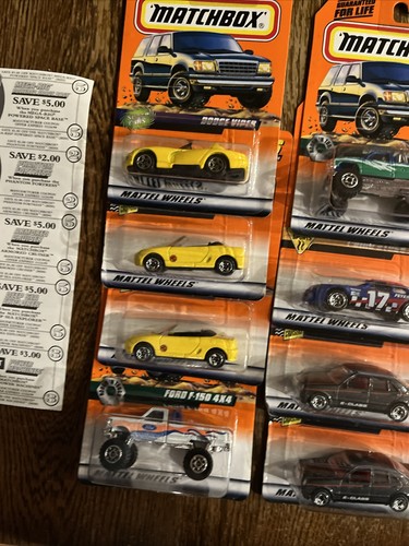 Matchbox 1/64 (20) Lot Cars From 1997 - 1998 - 1999 New In Packaging. - Picture 6 of 11