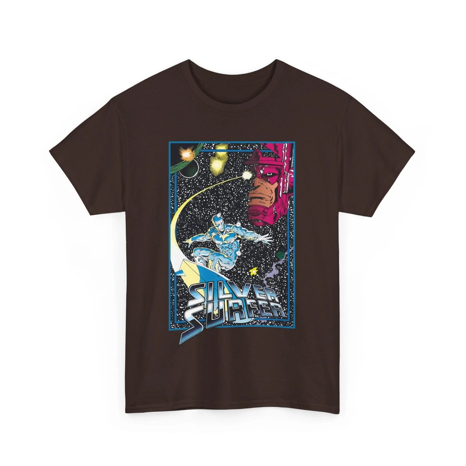 Silver Surfer T-Shirt - Marvel Comics - Ron Lim Art - Galactus - Norrin Radd