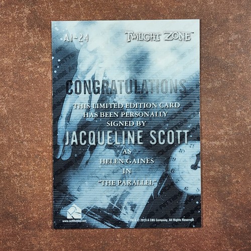 5-04-12 PWE 2020 the twilight zone archives autograph jacqueline scott ins 24 (A - Foto 2 di 2