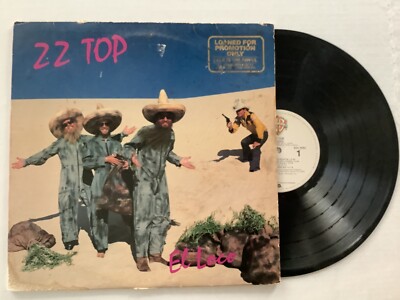 ZZ TOP EL LOCO 1981 MINT vinyl LP Gold Stamp promo w/ inner+bonus