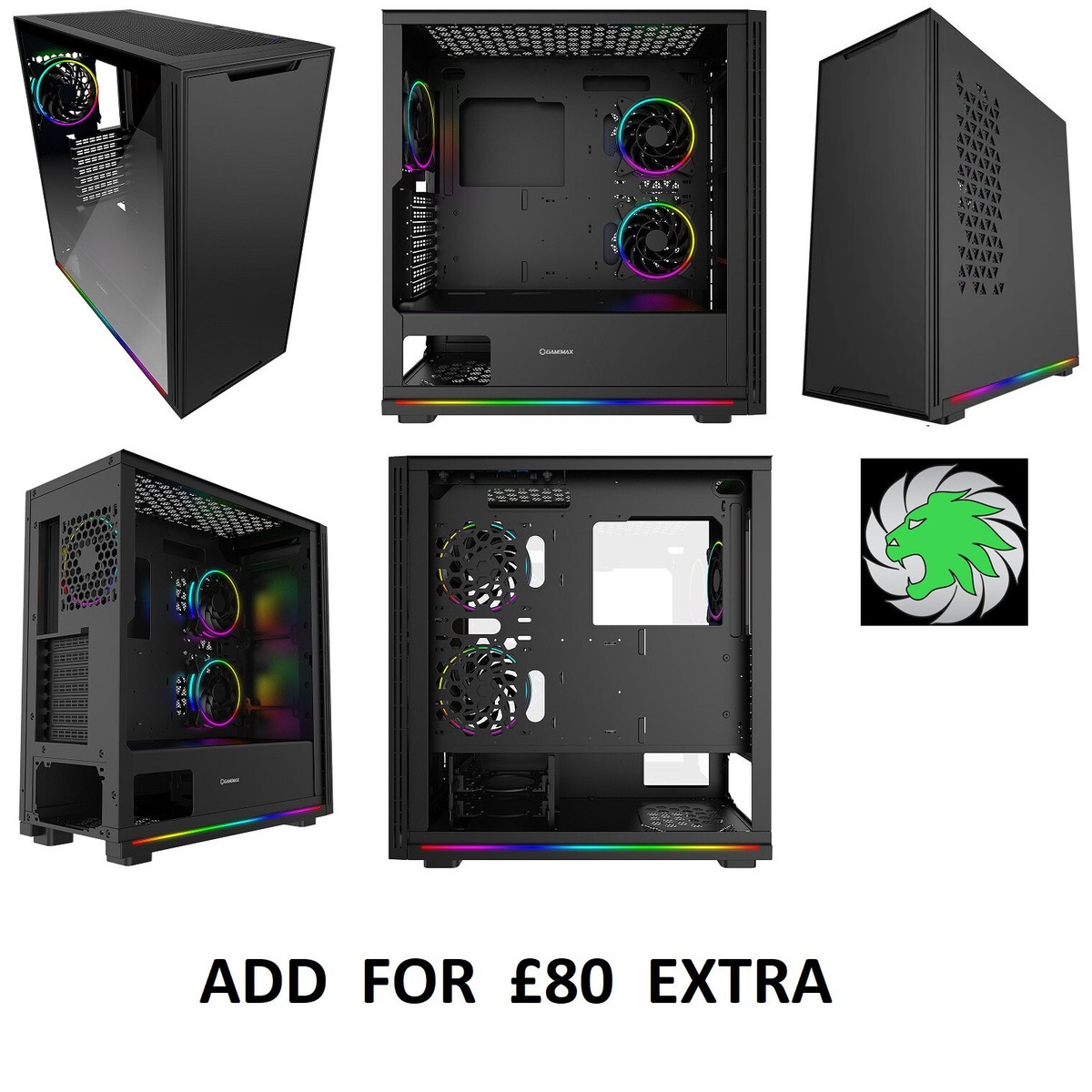 AMD Ryzen 5 5600X Gaming PC Bundle – 32GB DDR4, 1TB SSD, ASRock