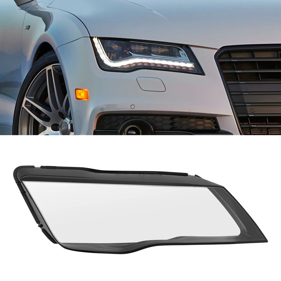 Cubierta de lente de faro derecho para Audi A7/S7/RS7 2012-2015 Foto 3 de 4