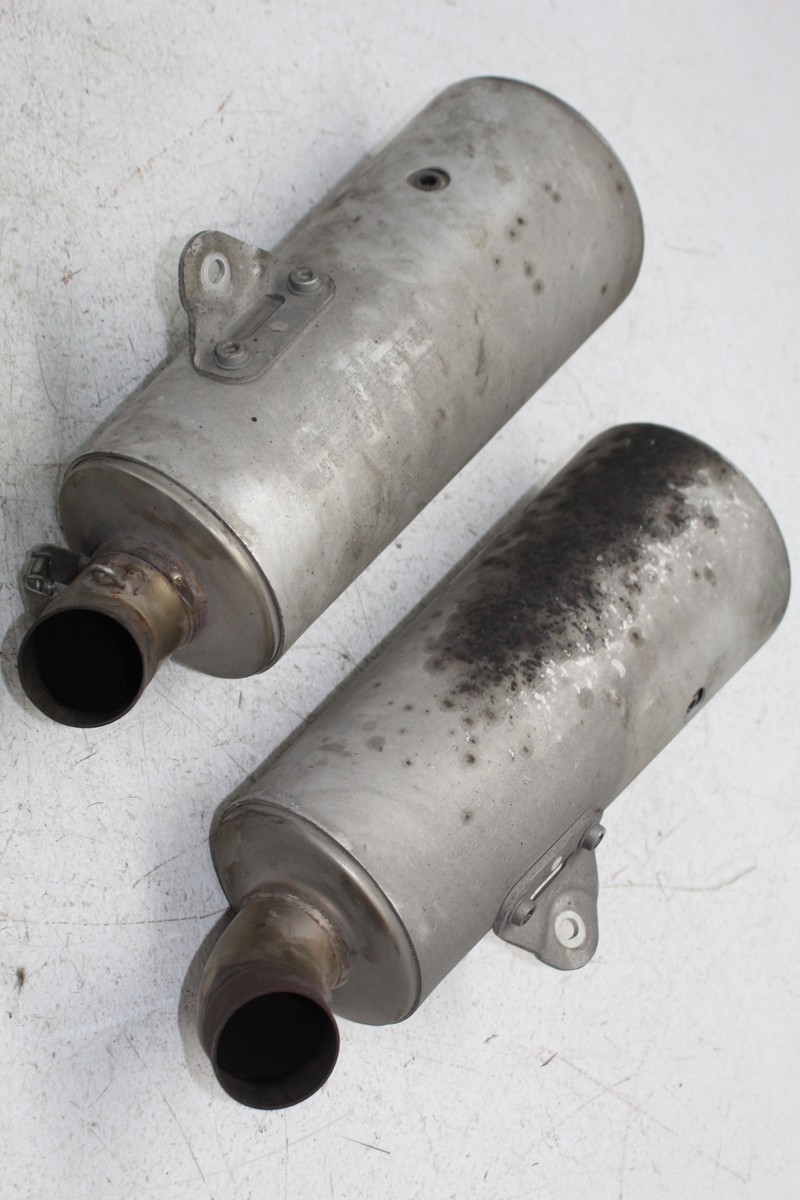 08-14 DUCATI MONSTER 696 EXHAUST PIPE MUFFLER SLIP ON CAN