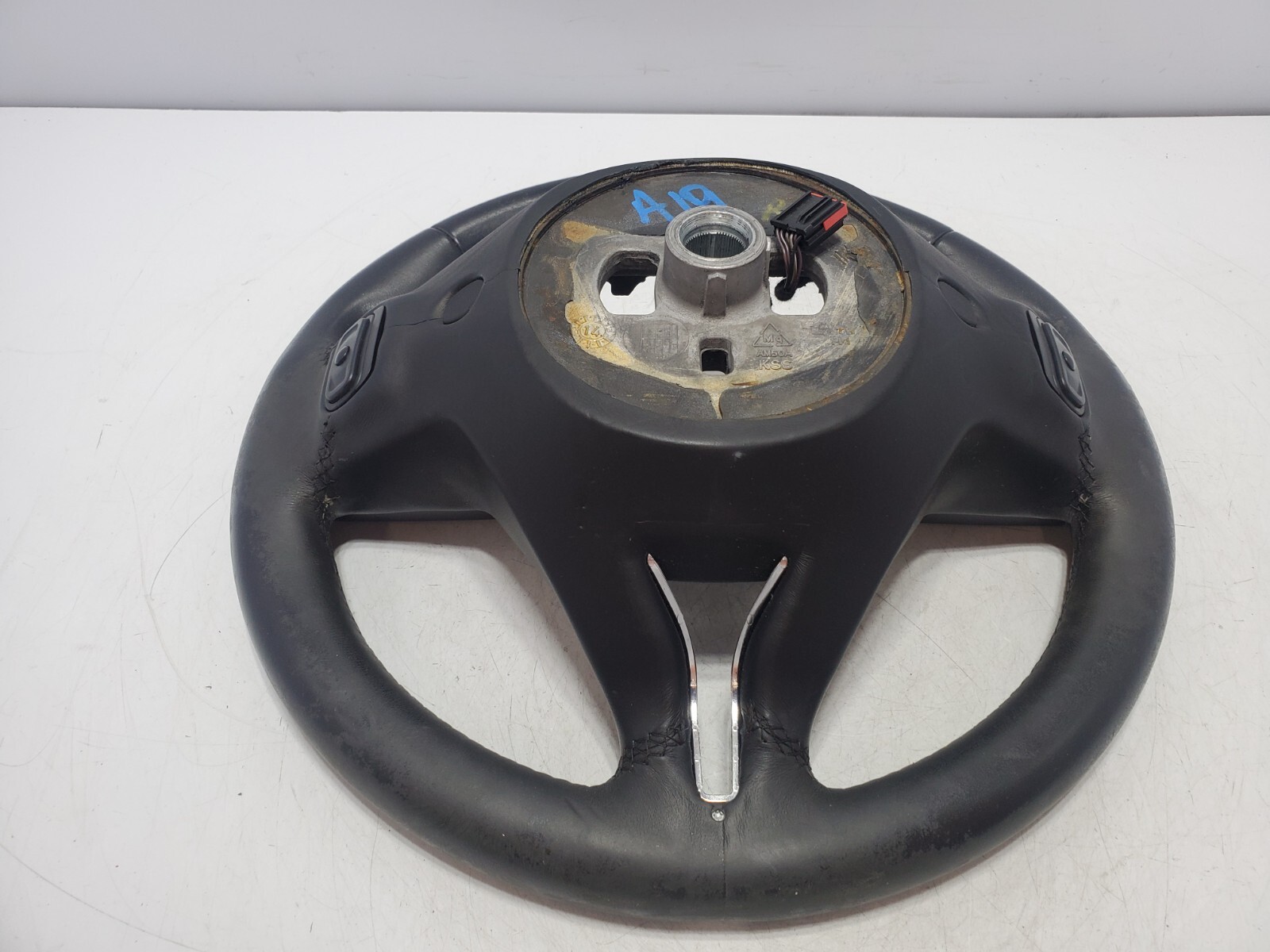 ✅14-17 OEM Maserati Ghibli Leather Driver Steering Wheel Black Assembly