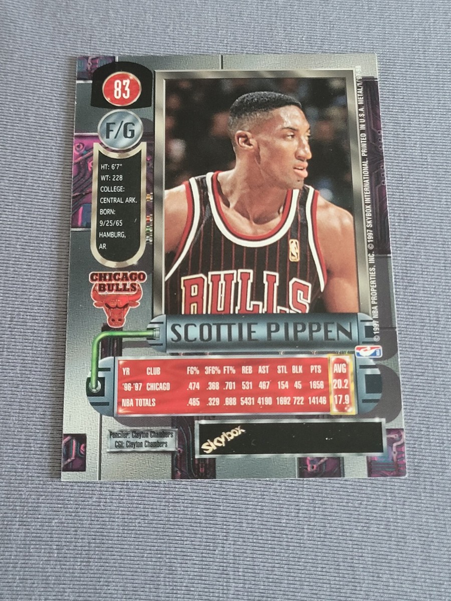 1997-98 Metal Universe #83 Scottie Pippen | eBay