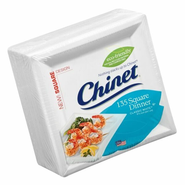 EcoFriendly Square Paper Dinner Plates 135 ct. for sale online