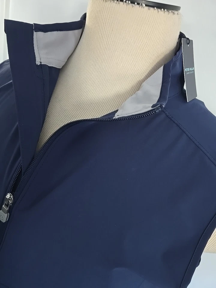 PETER MILLAR Crown Crafted Flex Adapt NAV New Men’s Sleeveless Vest/Jacket Sz S - Image 2 of 4