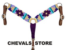 Cheval's Handmade Western Mohair Breast Collar for Horses, Show Apparel