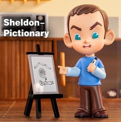 Pop Mart The Big Bang Theory Serie Box Figur Spielzeug Geschenk - Sheldon Pictionary