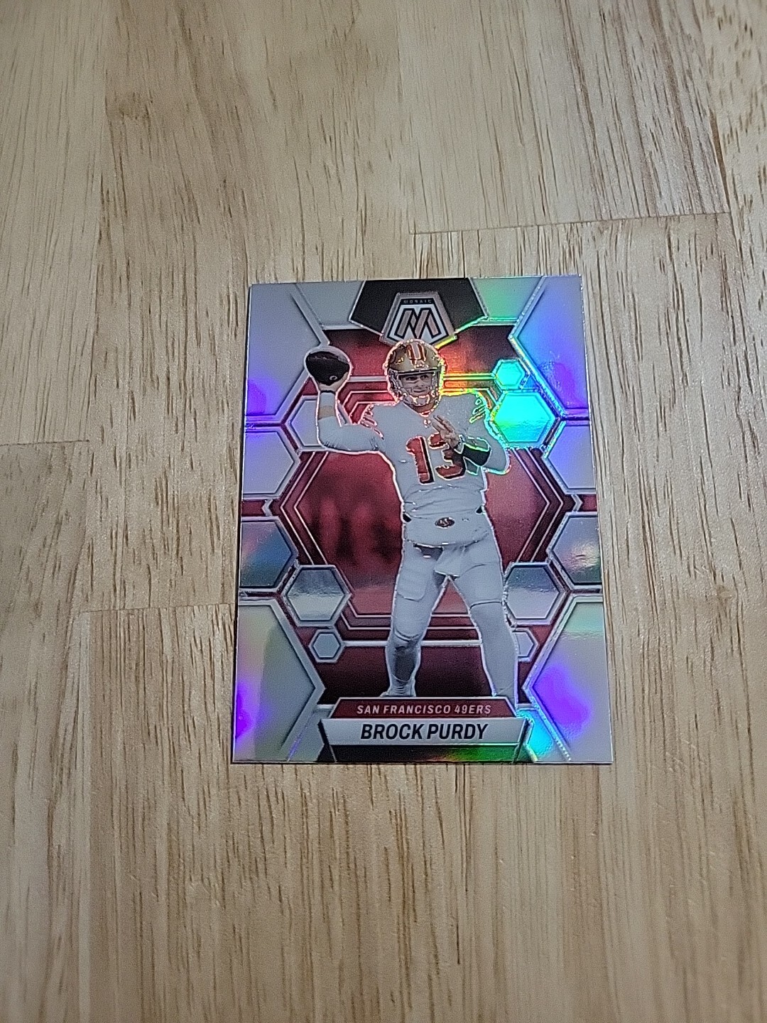 2023 Mosaic BROCK PURDY Silver Prizm #211 San Francisco 49ers 2nd Year SP
