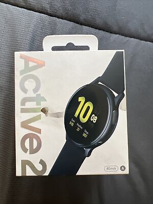 Saml op Overskrift mode Samsung Galaxy Watch Active 2 SM-R820 44mm Aluminum Case with Sport Band  Smartwatch - Aqua Black (Bluetooth) for sale online | eBay