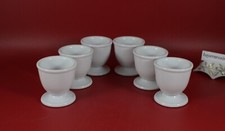 Schönwald Porzellan Form 98, 6 x Eierbecher weiß, NEU!