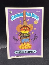 1986 WARMIN’ NORMAN Topps OS3 3rd Series Garbage Pail Kids 115a