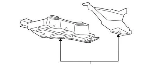 Deflector trasero para Ford (N/P FT4Z-5811779-B)