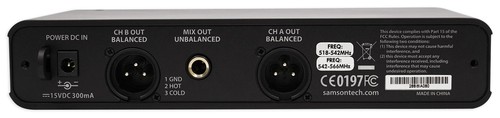 Samson Concert 288 Handheld Dual Channel Wireless Microphone System w/ 2 Mics - Picture 7 of 10