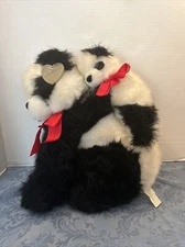 VINTAGE 1992 SUMMIT HEARTWARMERS COLLECTION MAMA PANDA BEAR LIL BABY BEAR PLUSH