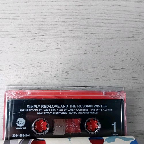 SIMPLY RED LOVE & THE RUSSIAN WINTER CASSETTE TAPE ALBUM - RARE RETRO MUSIC - Picture 2 of 4