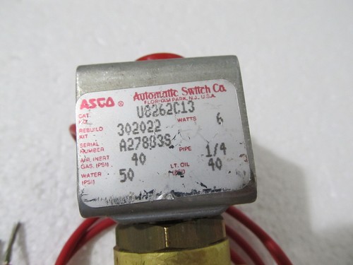 ASCO U8262C13 Magnetventil 1/4 NPT 6 Watt - Bild 2 von 9