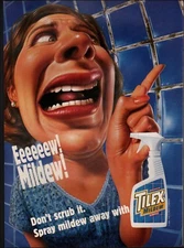 Print ad Tilex Mildew Remover product Humor Funny Face   02/02/24