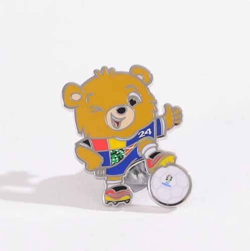 2024 UEFA EURO European Cup Mascot Sport Pin Passing Ball HOT new - Picture 2 of 2