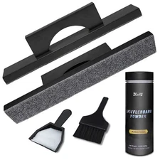 Shuffleboard Wax Set with Slow Speed Sand Brush Mini Dustpan and Brush