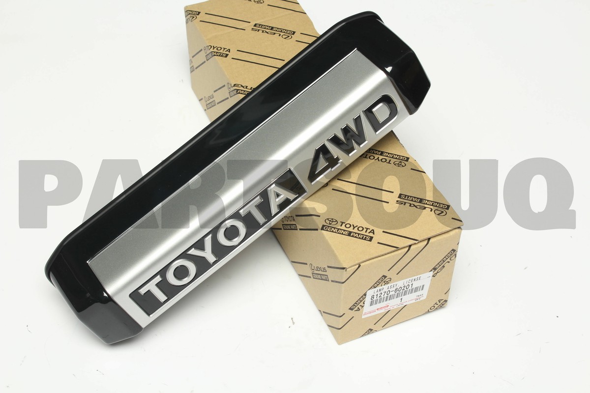 8127060201 Genuine Toyota LAMP ASSY, LICENSE PLATE 81270-60201 | eBay