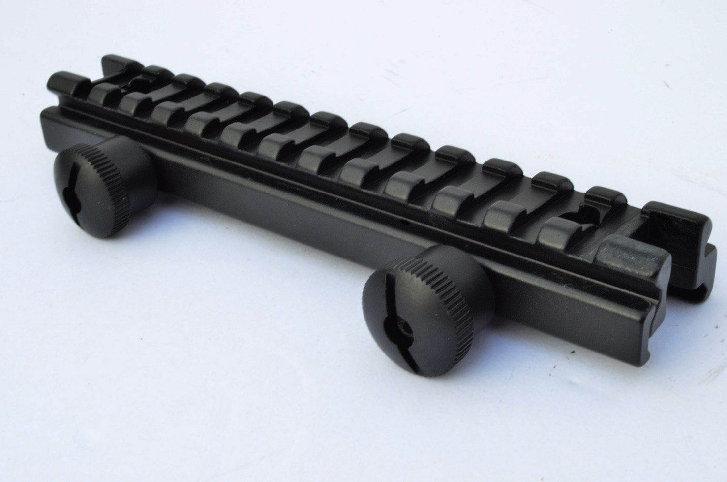 Rifle Scope Full 17 Slot Riser Mount Flat Top Low Profile 1 2 .5 ...