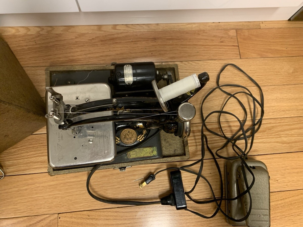 Antique 1899, Willcox and Gibbs Sewing Machine with Case | eBay