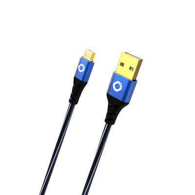 OEHLBACH USB Plus Micro USB-Kabel für Android - USB Typ A 2.0 zu MicroB OFC 50cm